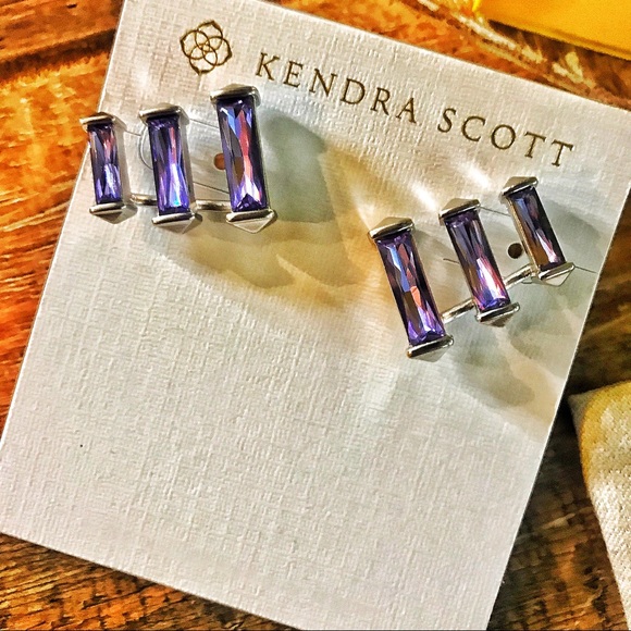 New Kendra Scott Earrings - Brooks Ear Climbers - Picture 1 of 4
